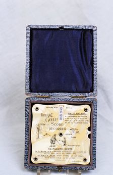 The UC golf score recorder, c1900. Creator: Unknown
