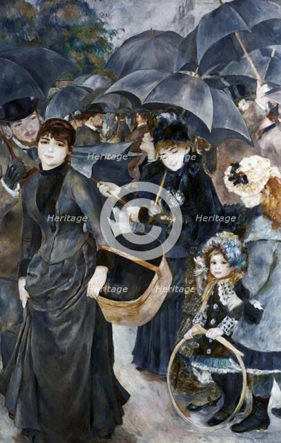'The Umbrellas', 1881-1886. Artist: Pierre-Auguste Renoir