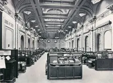 The Underwriters Room at Lloyds'' c1903. Artist: AJ Campbell & E Gray