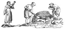 The Unearthing of a Fox, 14th century, (1833)