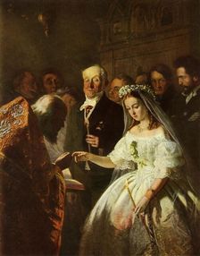 The Unequal Marriage 1862, (1965). Creator: Vasily Pukirev