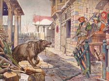 The Unexpected Encounter 1902. Artist: Patten Wilson