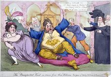 The Unexpected Visit or more free than welcome 1820. Artist: Anon