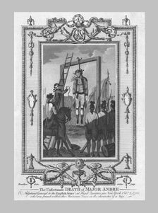 The Unfortunate Death of Major Andre 1780, (1790?). Creator: John Goldar