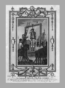 The Unfortunate Death of Major Andre 1780, (1790?). Creator: John Goldar