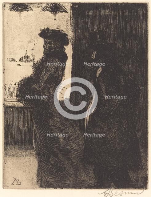 The Unknown Woman (L'inconnue), 1900. Creator: Paul Albert Besnard.