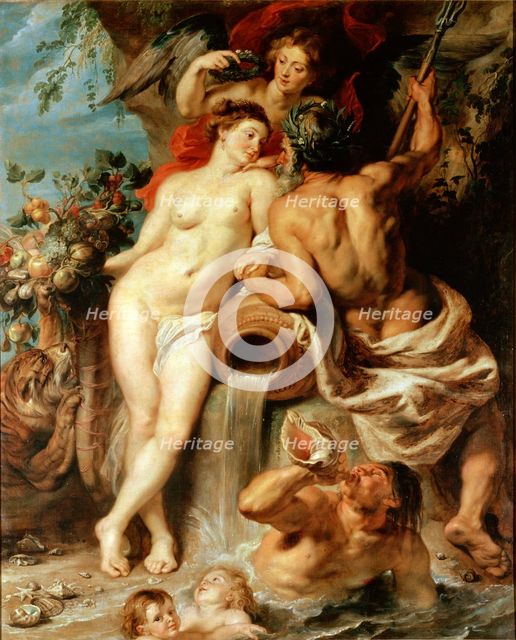 The Union of Earth and Water, (Antwerp and the Scheldt), 1618. Creators: Peter Paul Rubens, Frans Snyders.