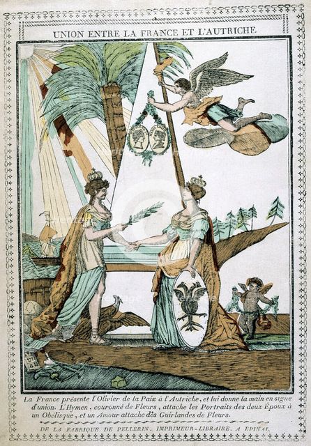 'The Union between France and Austria', 19th century. Artist: Unknown