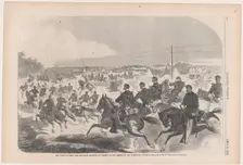 The Union Cavalry and Artillery Starting in Pursuit of the Rebels up the Yorktown ..., May 17, 1862. Creator: Unknown