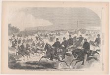 The Union Cavalry and Artillery Starting in Pursuit of the Rebels up the Yorktown ..., May 17, 1862. Creator: Unknown