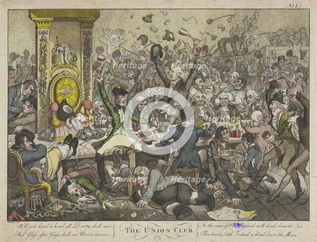 The Union Club, 1801. Creator: Unknown.