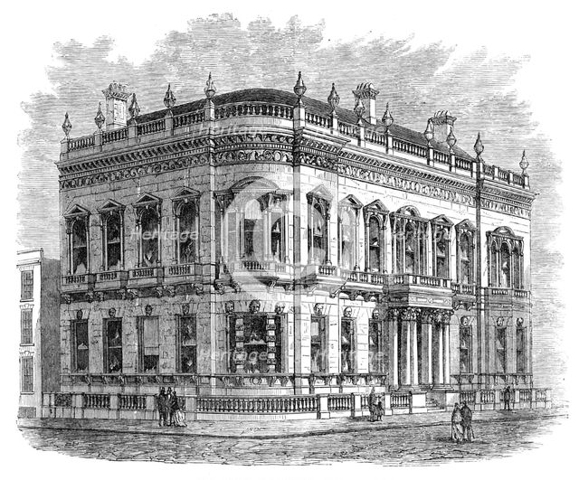 The Union Club-House, Birmingham, 1869. Creator: Unknown.