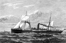 The Union Company's new steam-ship Trojan, for the Cape Mail Line, 1880. Creator: Unknown