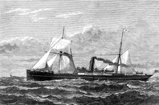 The Union Company's new steam-ship Trojan, for the Cape Mail Line, 1880. Creator: Unknown