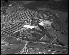 The Union Cotton Mills, Firth Shed and environs, Skipton, North Yorkshire, c1930s. Creator: Arthur William Hobart