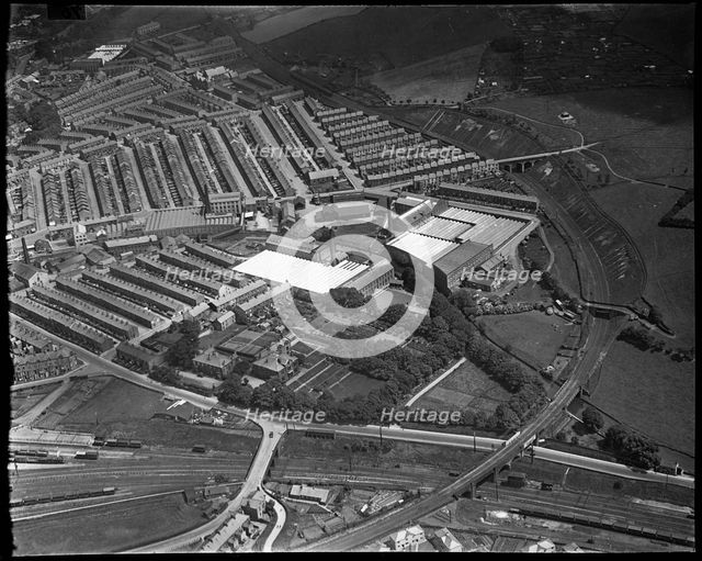 The Union Cotton Mills, Firth Shed and environs, Skipton, North Yorkshire, c1930s. Creator: Arthur William Hobart.