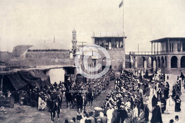 'The Union Jack Flying Over Bagdad', 1917. Creator: Unknown.