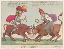The Union, January 1, 1801., January 1, 1801. Creator: Thomas Rowlandson