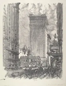 The Union League, 1912. Creator: Joseph Pennell