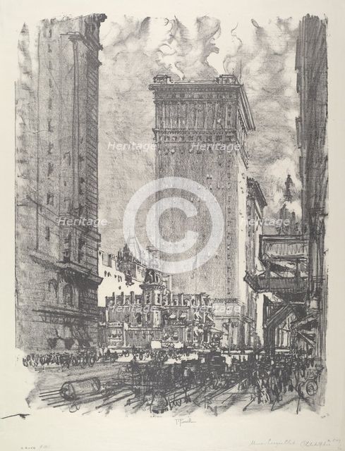 The Union League, 1912. Creator: Joseph Pennell.
