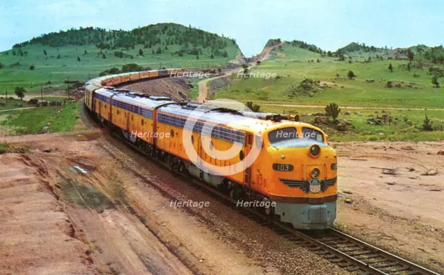 The Union Pacific train 'City of Los Angeles', 1956. Artist: Unknown