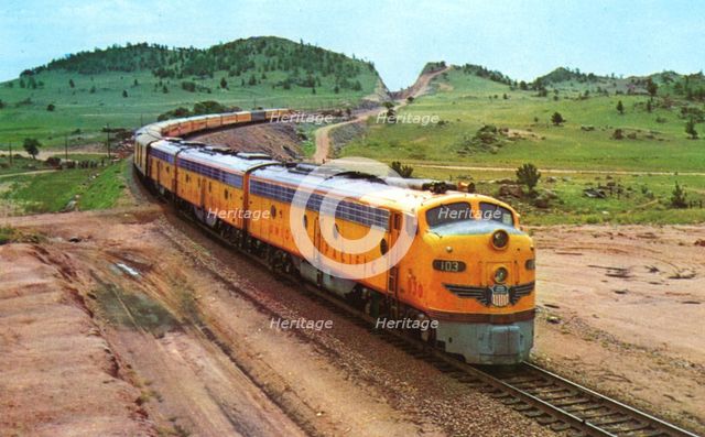 The Union Pacific train 'City of Los Angeles', 1956. Artist: Unknown