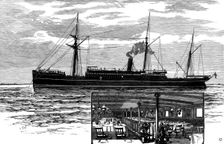 The Union Steam-Ship Company's Royal Mail-Steamer Tartar, 1883. Creator: Josiah Robert Wells