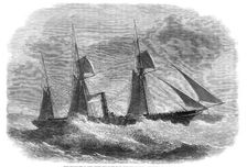 The Union Steam-ship Company's Cape Mail steamer Briton, 1861. Creator: Edwin Weedon