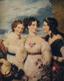 The Union: Thistle, Rose, Shamrock c1850. Artist: William Charles Ross