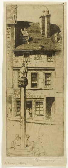 The Unicorn, Stirling, 1891. Creator: David Young Cameron