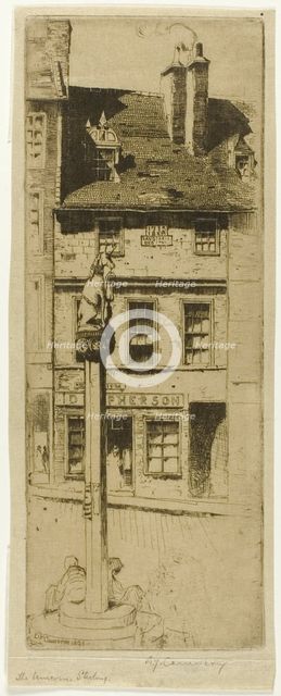 The Unicorn, Stirling, 1891. Creator: David Young Cameron.