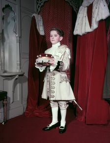 The uniform of a Peers Page, coronation of Elizabeth II, 1953. Creator: Arthur Charles Kirby Ware