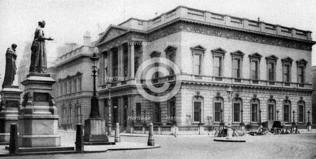The United Service Club, Waterloo Place, London, 1926-1927. Artist: Unknown
