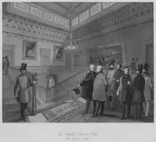 The United Service Club. The Great Hall c1841. Artist: Henry Melville