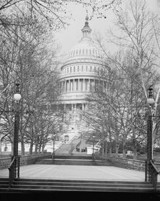 The United States Capitol, near view from south west, Washington, D.C., 1902. Creator: Unknown