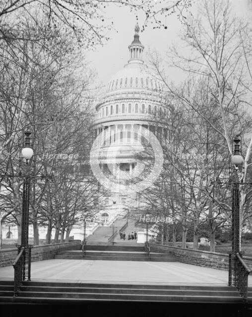The United States Capitol, near view from south west, Washington, D.C., 1902. Creator: Unknown.