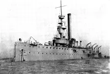 The United States gun-boat "Wilmington", 1898. Creator: Unknown