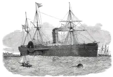 The United States Mail Steam-Ship "Atlantic" entering the Mersey, 1850. Creator: Smyth