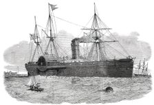 The United States Mail Steam-Ship "Atlantic" entering the Mersey, 1850. Creator: Smyth