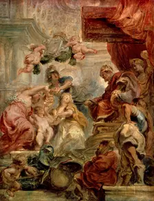The Uniting of Great Britain c1632-1633. Artist: Peter Paul Rubens