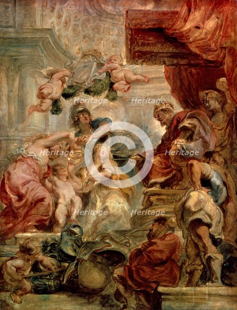 'The Uniting of Great Britain', c1632-1633.  Artist: Peter Paul Rubens