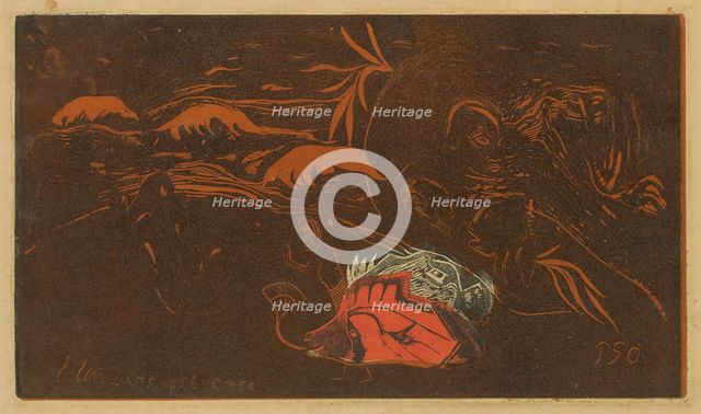 The Universe is Created (L'Univers est cree), c. 1894. Creator: Paul Gauguin.