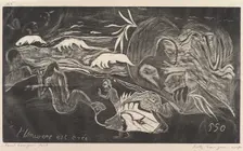 The Universe is Created (L'Univers est créé), from Fragrance (Noa Noa), 1893-94. Creator: Paul Gauguin