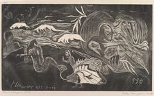 The Universe is Created (L'Univers est créé), from Fragrance (Noa Noa), 1893-94. Creator: Paul Gauguin