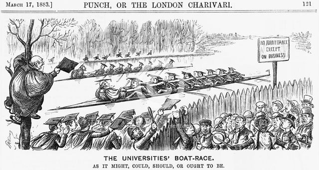 'The Universities' Boat-Race', 1883. Creator: Unknown.