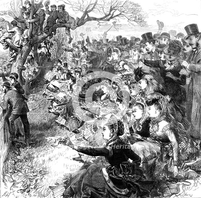 The Universities Boat-Race: "Well Done, Light Blue!", 1870. Creator: Unknown.
