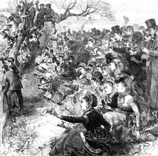 The Universities Boat-Race: "Well Done, Light Blue!", 1870. Creator: Unknown