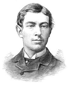 The Universities Boat-Race: the Oxford crew, 1881. Creator: Unknown