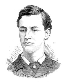 The Universities Boat-Race: the Oxford crew, 1881. Creator: Unknown