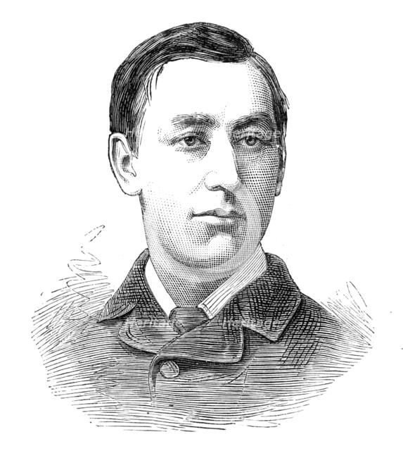 The Universities' Boat-Race: the Oxford crew, 1881.  Creator: Unknown.